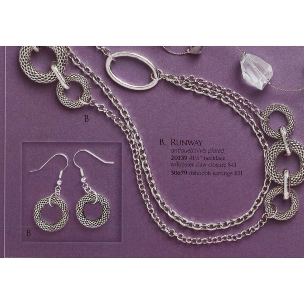 Premier Designs RUNWAY 41.5" necklace.  EUC. #149 - Picture 4 of 5
